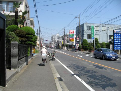 上尾に向かう旧道