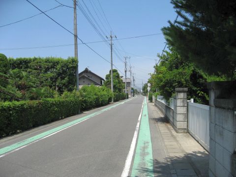 本庄宿を出た旧中山道