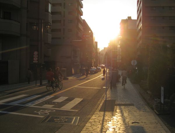 川崎宿に入る