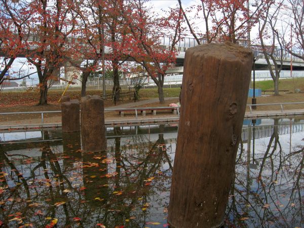 相模川橋脚跡