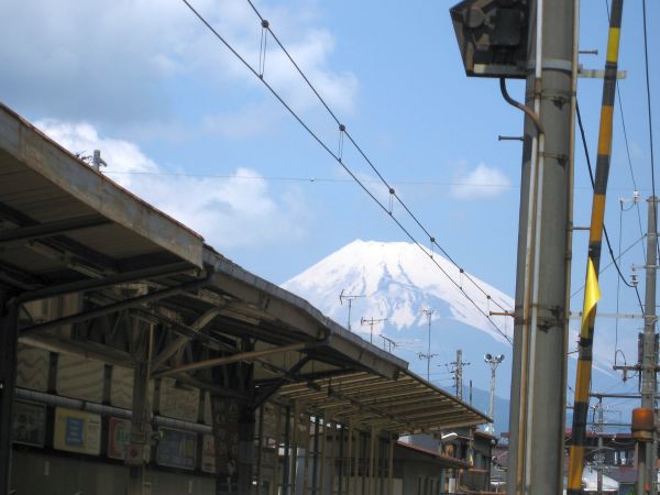 三島広小路から見える富士山