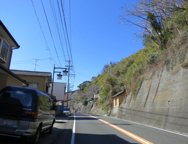 由比駅近くの東海道